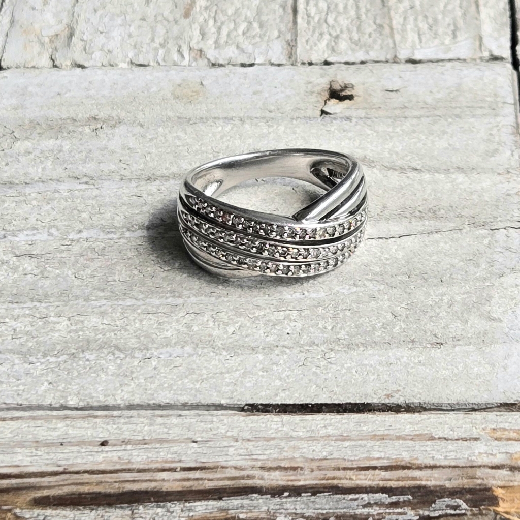 Diamond Infinity Ring